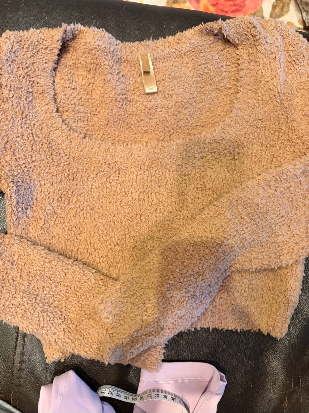 Skims cozy knit scoop neck crop top